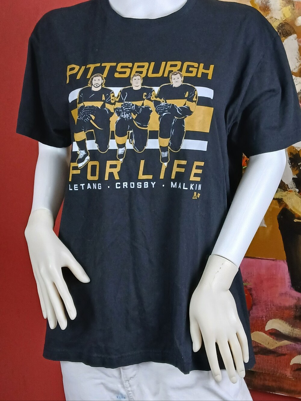 Pittsburgh For Life Short Sleeve Graphic Tee - Black